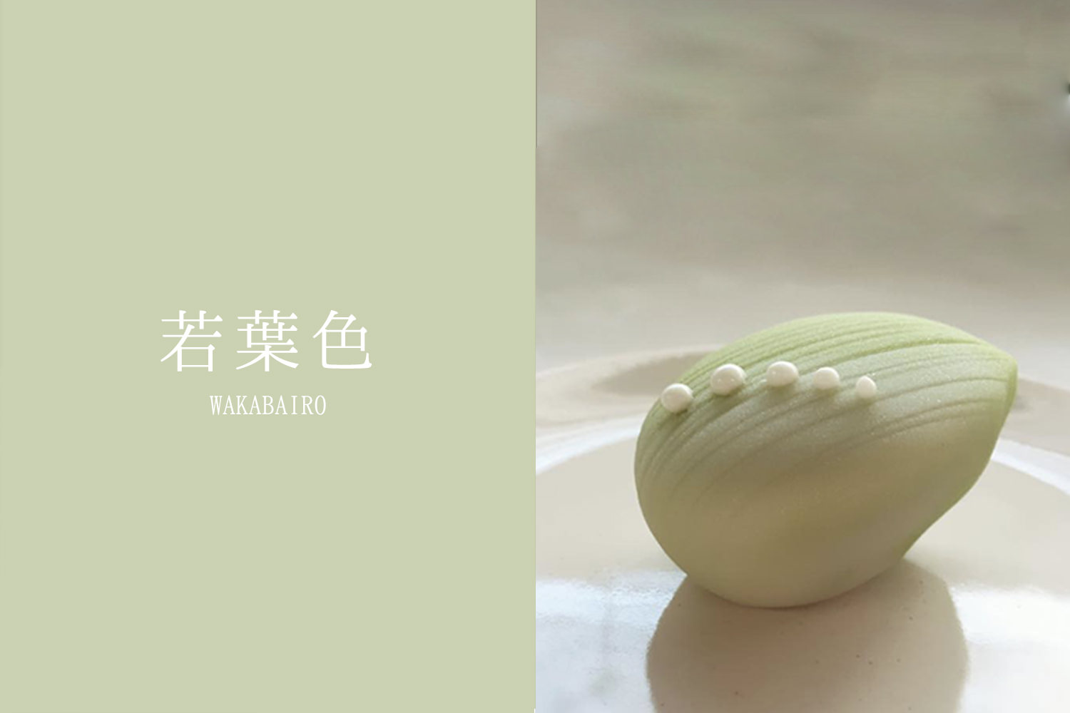 Vol.02 若葉色(わかばいろ)【和菓子と日本の色】 | せせ日和 
